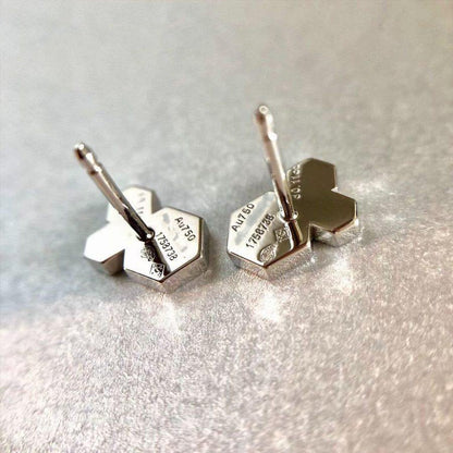 [✨Rose💎]BEE LOVE SILVER DIAMOND EARRINGS