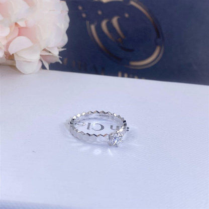 [✨Rose💎]BEE LOVE RING SILVER 1 DIAMOND