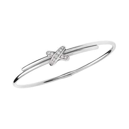 [✨Rose💎]JEUX DE BRACELET SILVER DIAMONDS