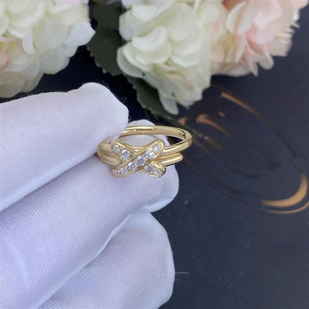 [✨Rose💎]JEUX DE GOLD DIAMOND RING
