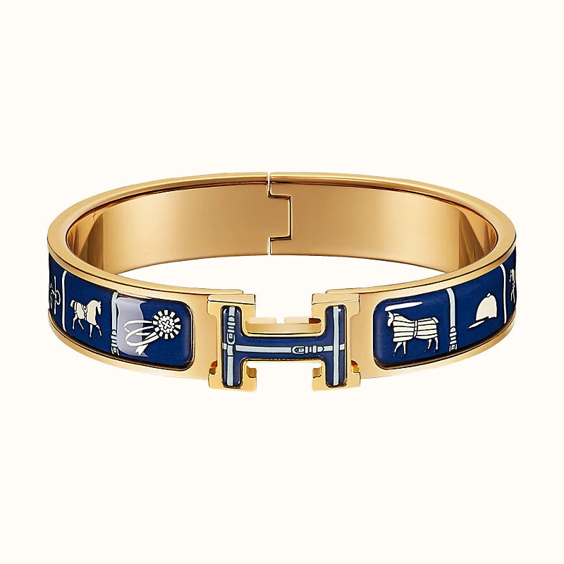 [✨Rose💎]H COUVERTURES DARK BLUE BRACELET