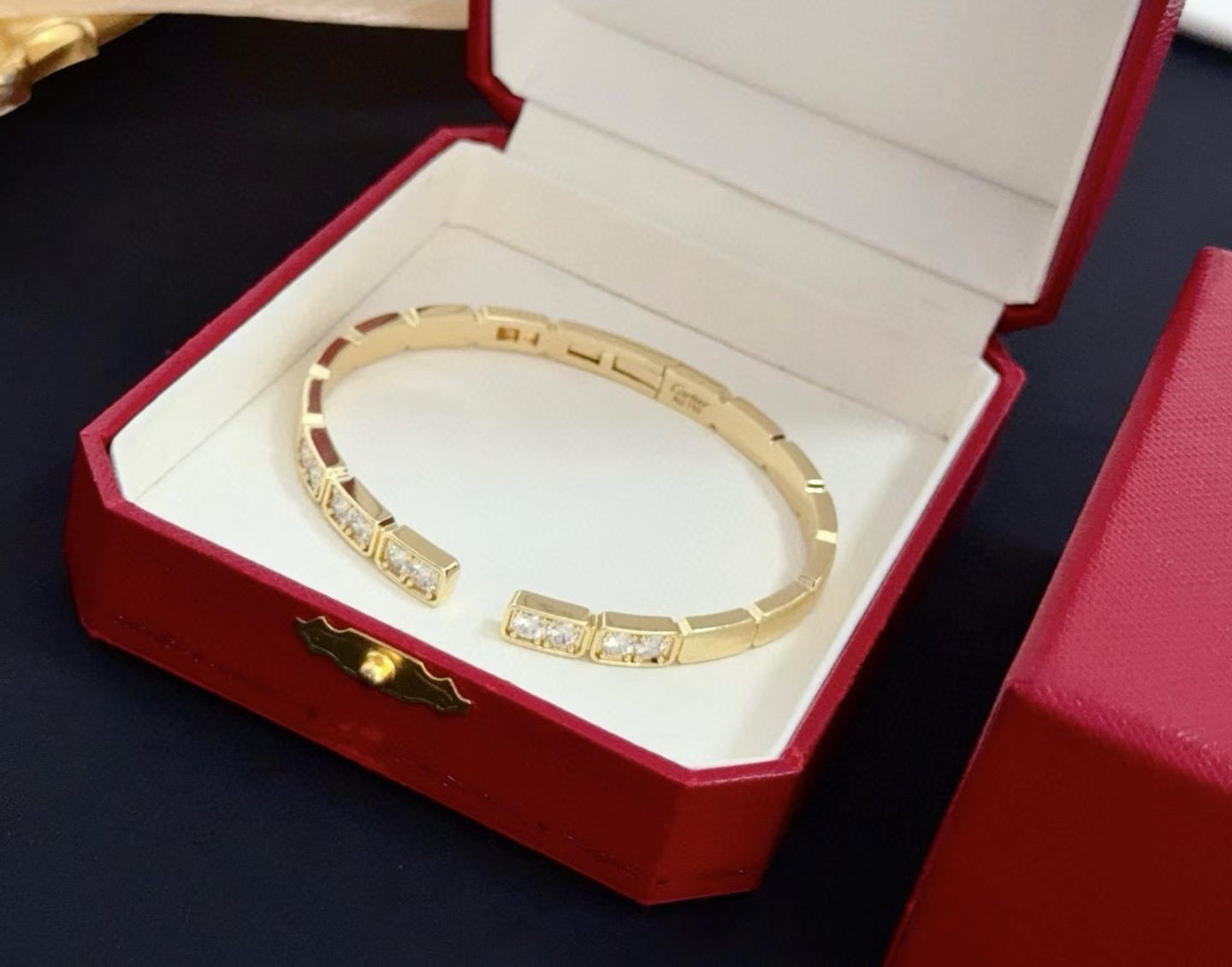 [✨Rose💎s]LOVE DIAMOND OPEN  BRACELET