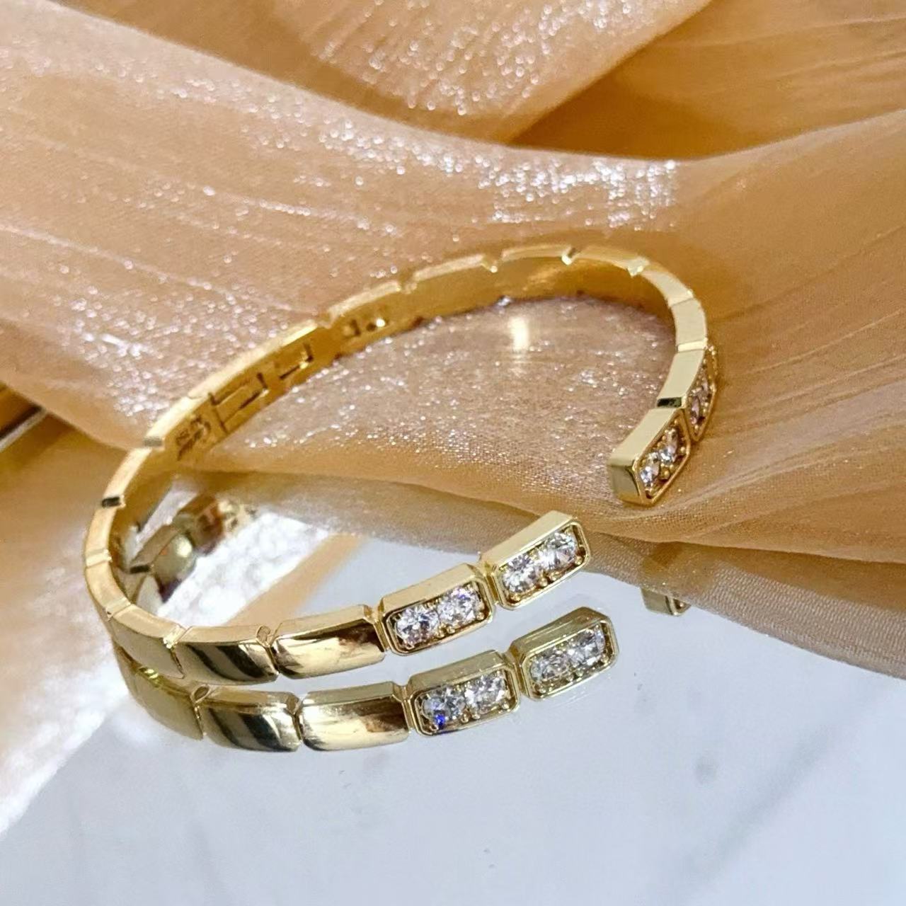 [✨Rose💎s]LOVE DIAMOND OPEN  BRACELET