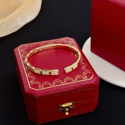 [✨Rose💎s]LOVE DIAMOND OPEN  BRACELET