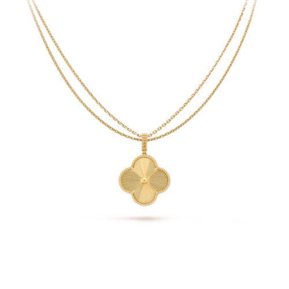 [✨Rose💎]CLOVER 25MM PEDANT NECKLACE GOLD