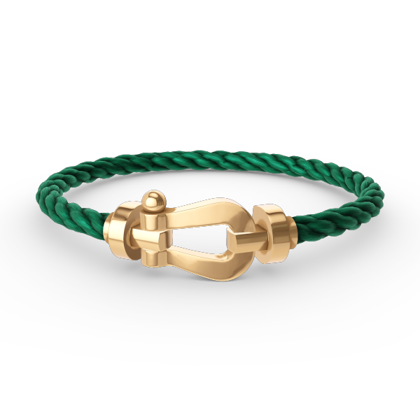 [✨Rose💎]FORCE LARGE HORSESHOE NO DIAMOND BRACELET GOLD