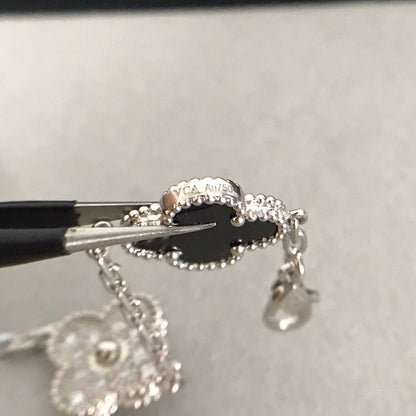 [✨Rose💎] CLOVER 5 MOTIF ONYXS BRACELET COLLECTION