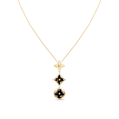 [✨Rose💎]✨Rose💎 AND SUN ONYX PINK GOLD NECKLACE