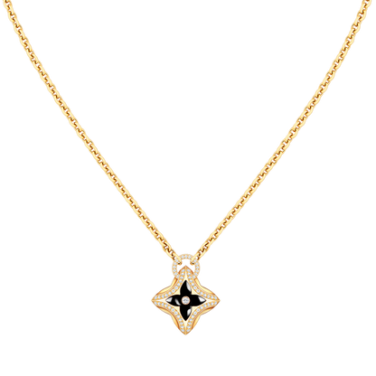 [✨Rose💎]✨Rose💎 PEDANT PINK GOLD DIAMOND NECKLACE