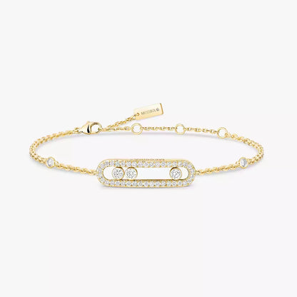 [✨Rose💎]Pav茅 Baby Move Diamond Bracelet