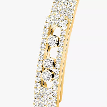 [✨Rose💎]Move Noa Full Pav茅 Diamond Bangle Bracelet