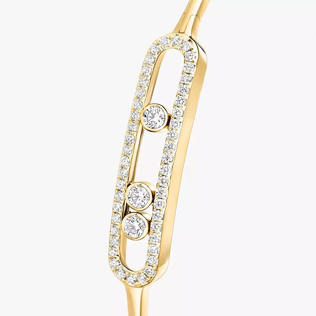 [✨Rose💎]Move Pav茅 Diamond Bangle Bracelet M