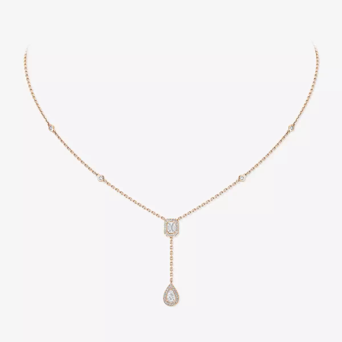 [✨Rose💎]Gold Diamond Tie Necklace