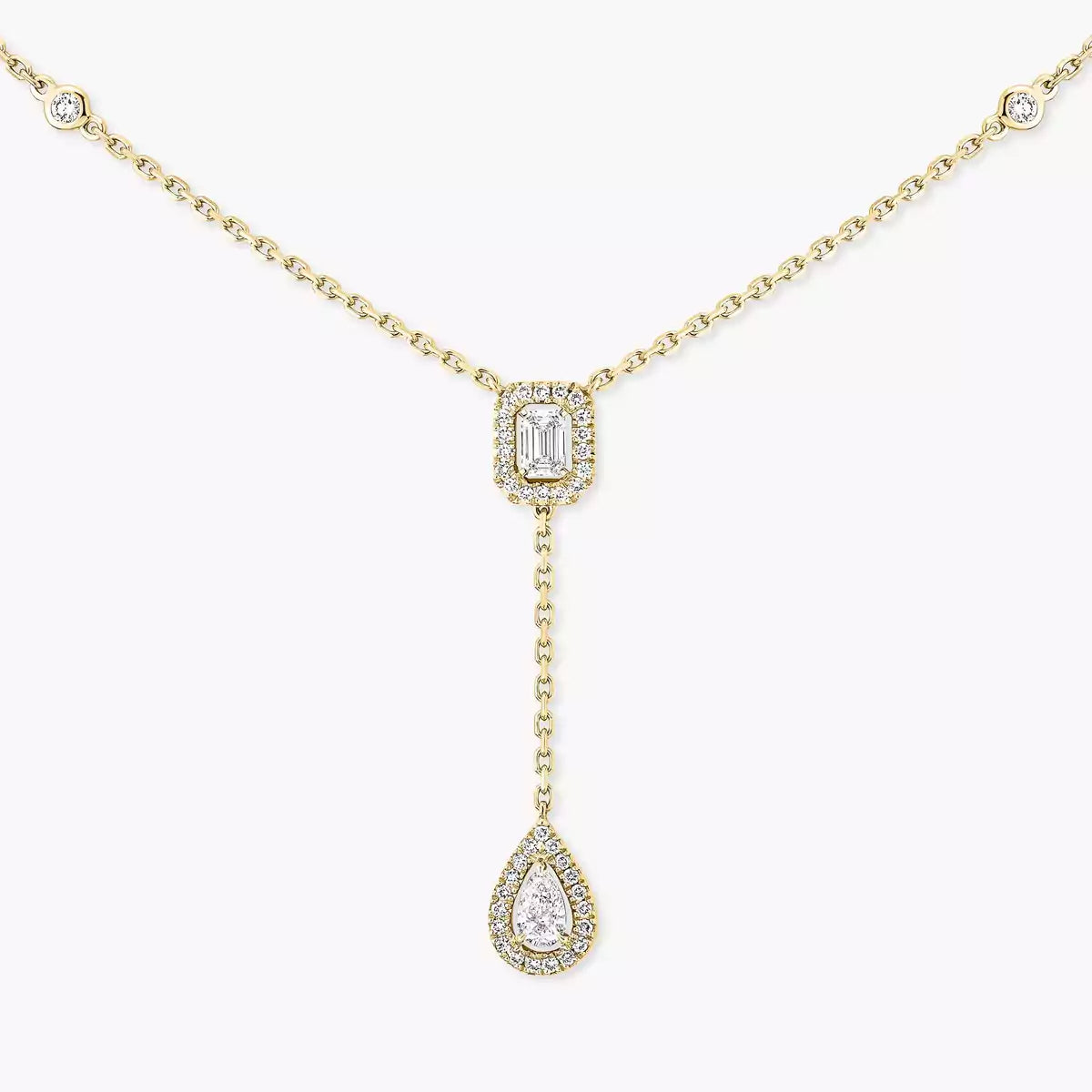 [✨Rose💎]Gold Diamond Tie Necklace