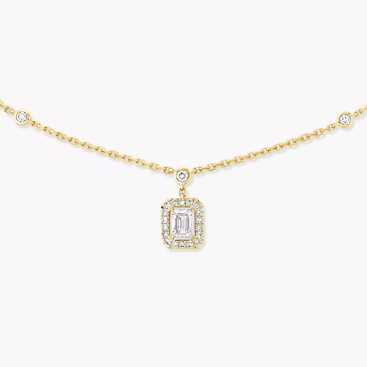 [✨Rose💎]My Twin Diamond Necklace in Silver