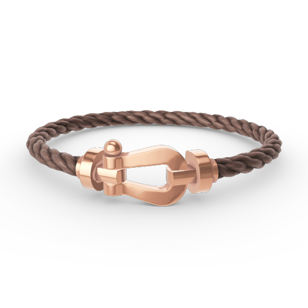 [✨Rose💎]FORCE LARGE HORSESHOE NO DIAMOND BRACELET ROSE GOLD