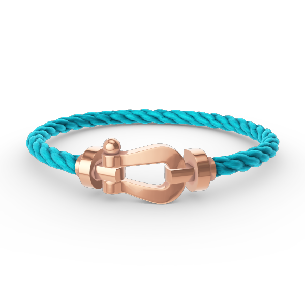 [✨Rose💎]FORCE LARGE HORSESHOE NO DIAMOND BRACELET ROSE GOLD