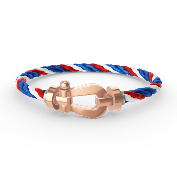 [✨Rose💎]FORCE LARGE HORSESHOE NO DIAMOND BRACELET ROSE GOLD