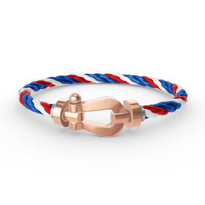 [✨Rose💎]FORCE LARGE HORSESHOE NO DIAMOND BRACELET ROSE GOLD
