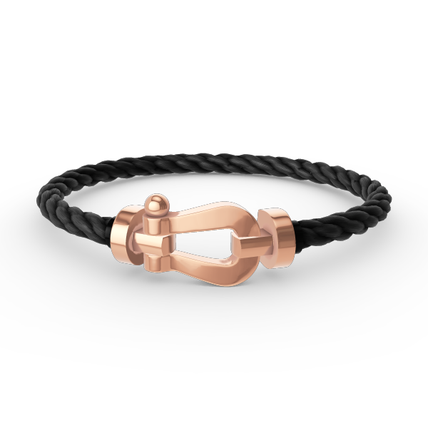 [✨Rose💎]FORCE LARGE HORSESHOE NO DIAMOND BRACELET ROSE GOLD