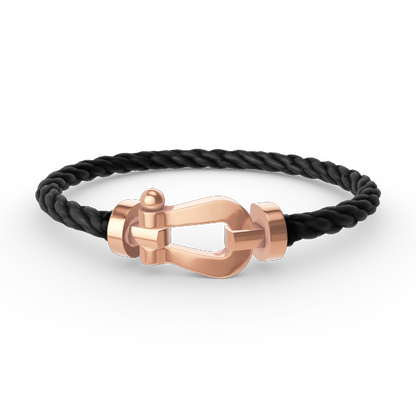 [✨Rose💎]FORCE LARGE HORSESHOE NO DIAMOND BRACELET ROSE GOLD