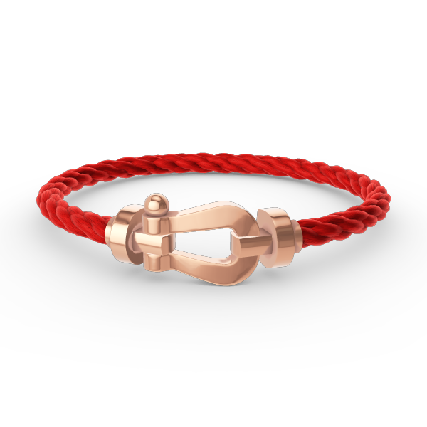 [✨Rose💎]FORCE LARGE HORSESHOE NO DIAMOND BRACELET ROSE GOLD