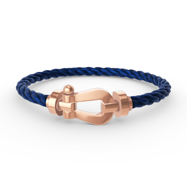[✨Rose💎]FORCE LARGE HORSESHOE NO DIAMOND BRACELET ROSE GOLD