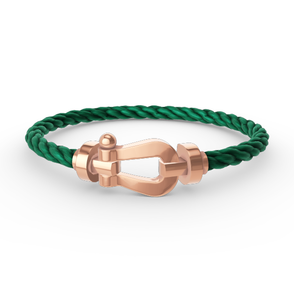 [✨Rose💎]FORCE LARGE HORSESHOE NO DIAMOND BRACELET ROSE GOLD