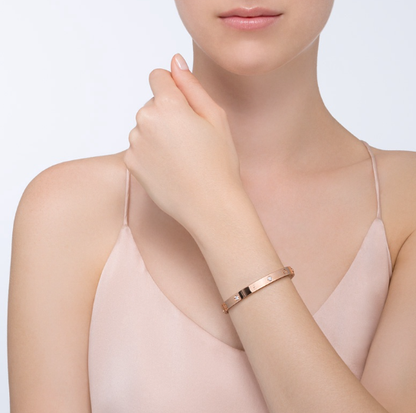 [✨Rose💎]LOVE BRACELET 6.1MM 4 DIAMONDS