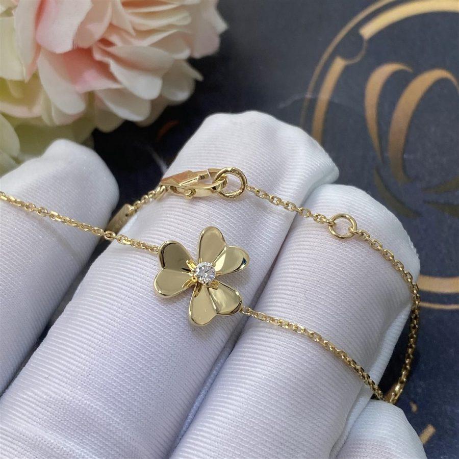 [✨Rose💎]FRIVOLE GOLD FLOWER BRACELET