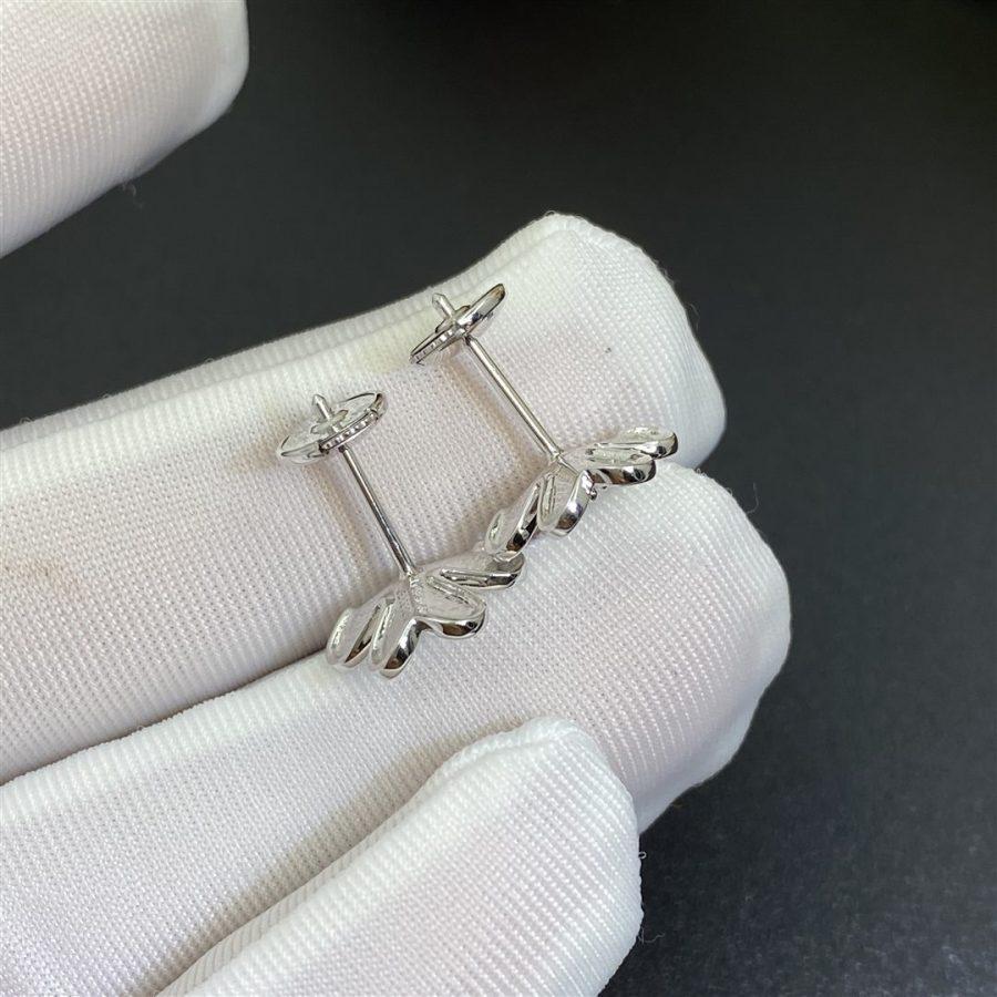 [✨Rose💎]FRIVOLE MINI SILVER FLOWER EARRINGS