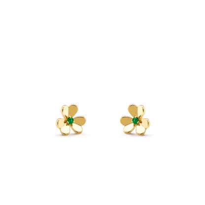[✨Rose💎]FRIVOLE  FLOWER MALACHITE EARRINGS