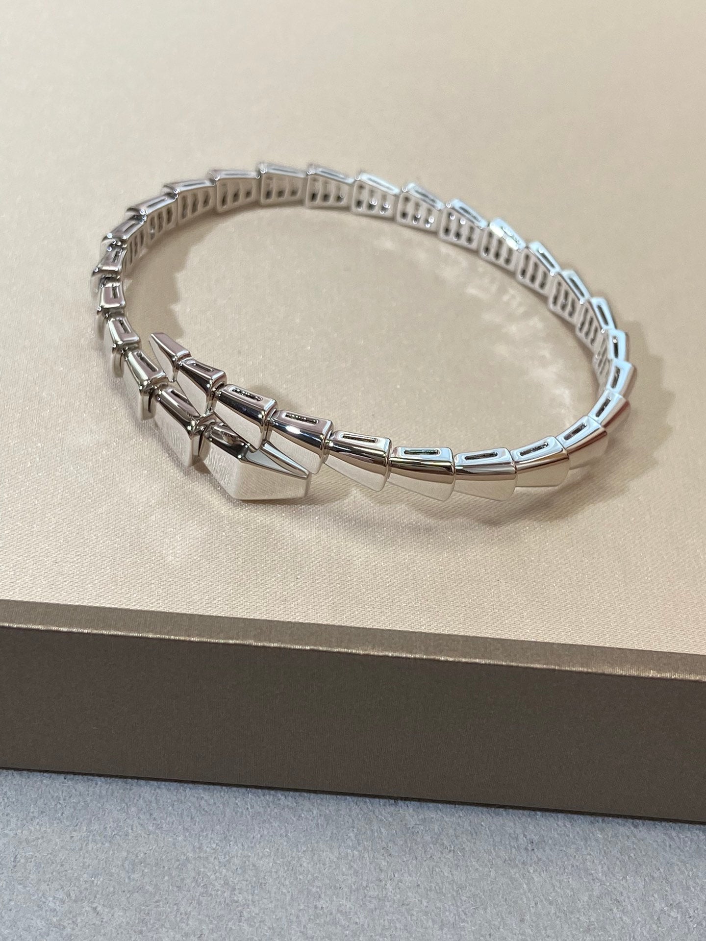 [✨Rose💎]SERPENTI VIPER SILVER BRACELET