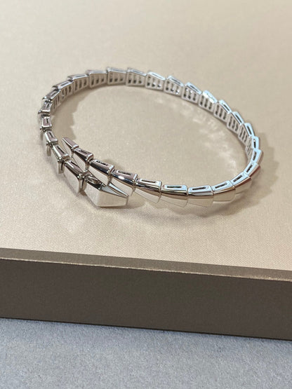 [✨Rose💎]SERPENTI VIPER SILVER BRACELET
