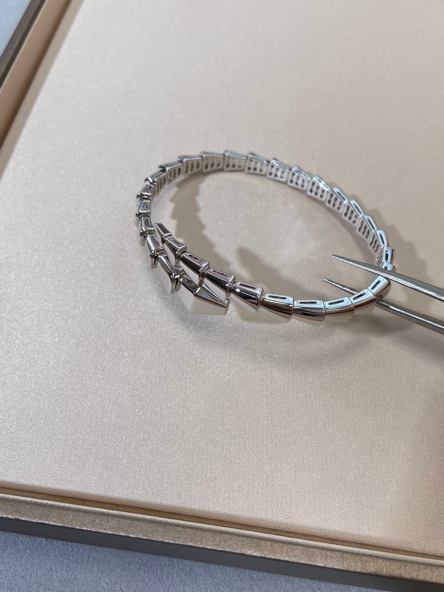 [✨Rose💎]SERPENTI VIPER SILVER BRACELET