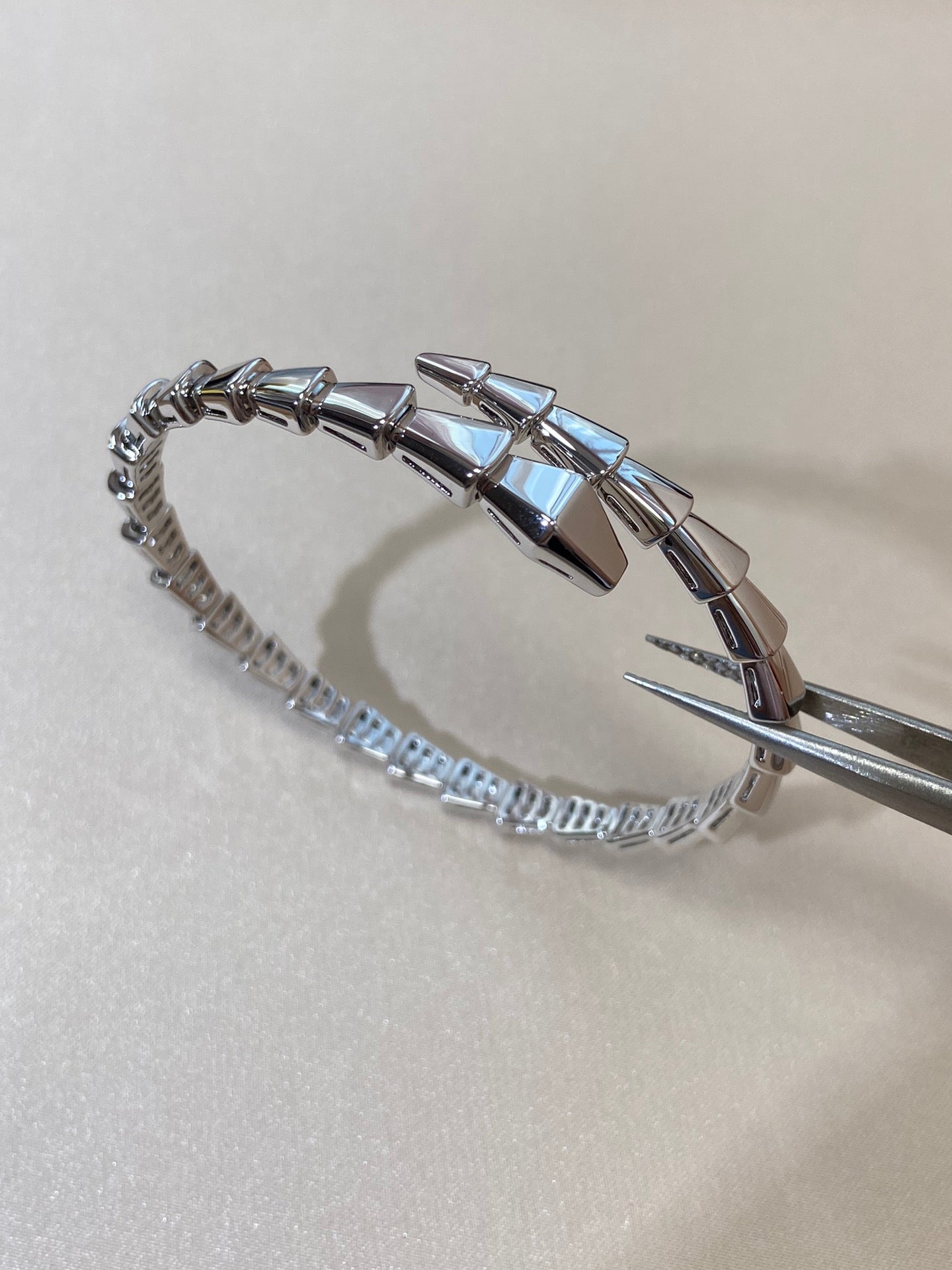 [✨Rose💎]SERPENTI VIPER SILVER BRACELET