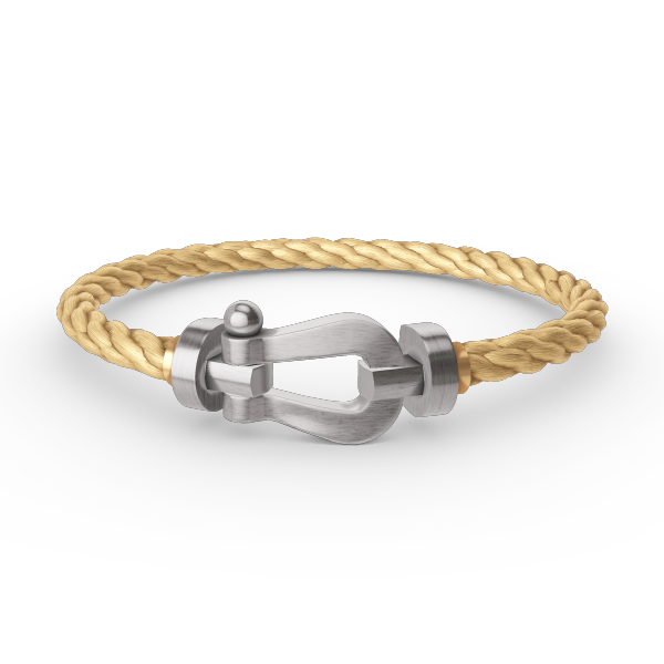 [✨Rose💎]FORCE LARGE HORSESHOE NO DIAMOND BRACELET SILVER