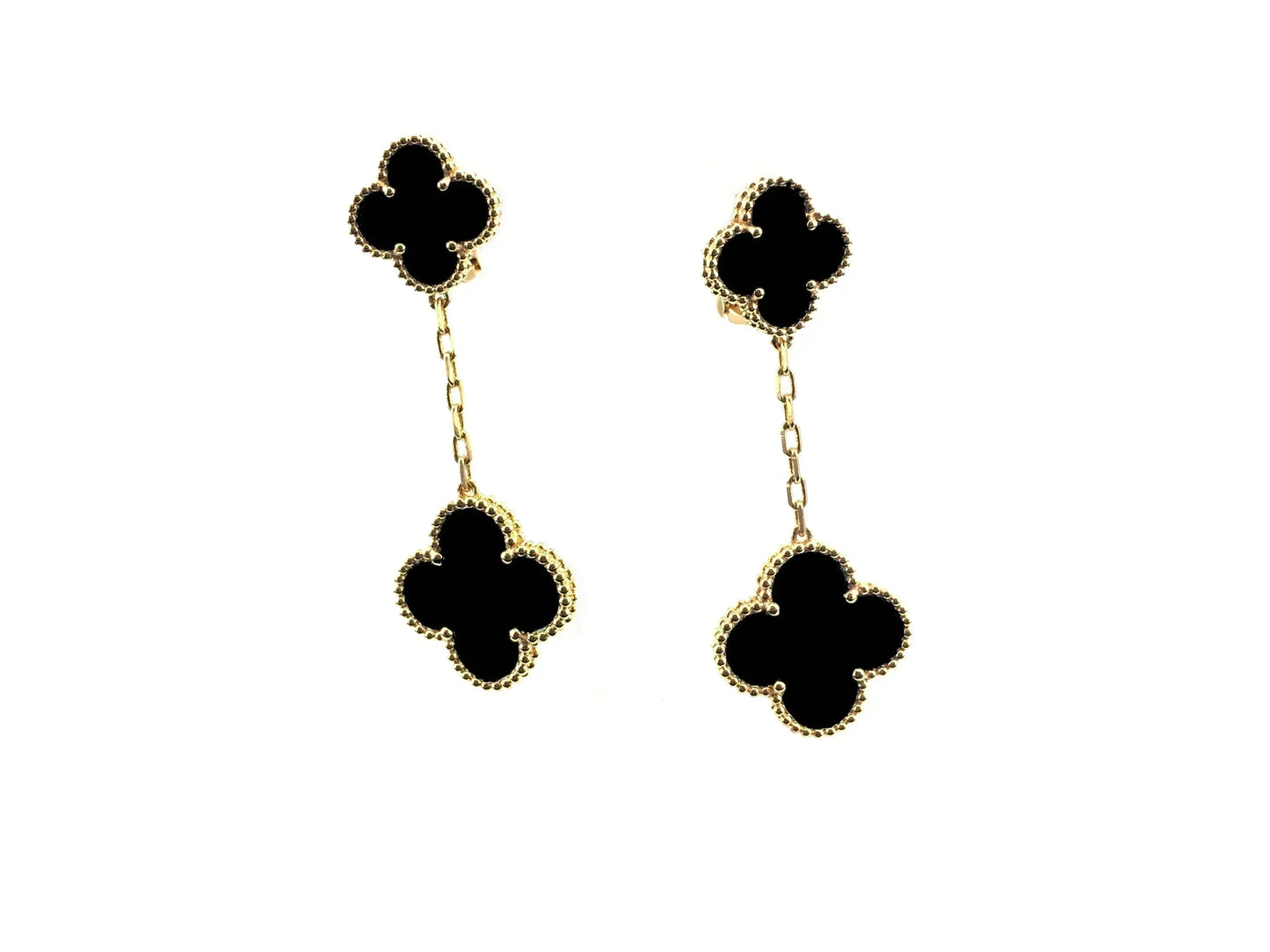 [✨Rose💎]CLOVER 2 MOTIFS  EARRINGS (MULTIPLE CHOICESC